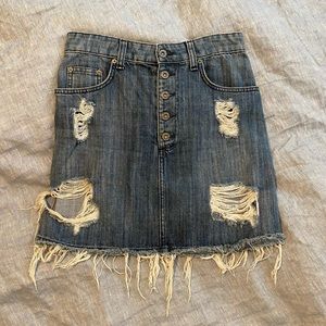 Carmar Jean Denim Skirt | Vintage LF Stores